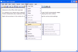 Windows Office2003 user-interface controls/components Screen 2