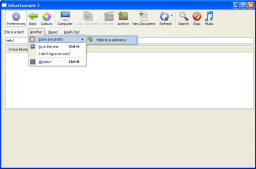 Windows GUI Rebar & Toolbar Screen